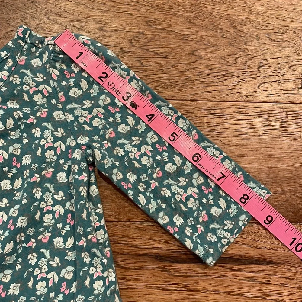 Baby Gap Girls Flowered Top Tunic - Size 3-6 months - 100% Cotton Baby Clothes